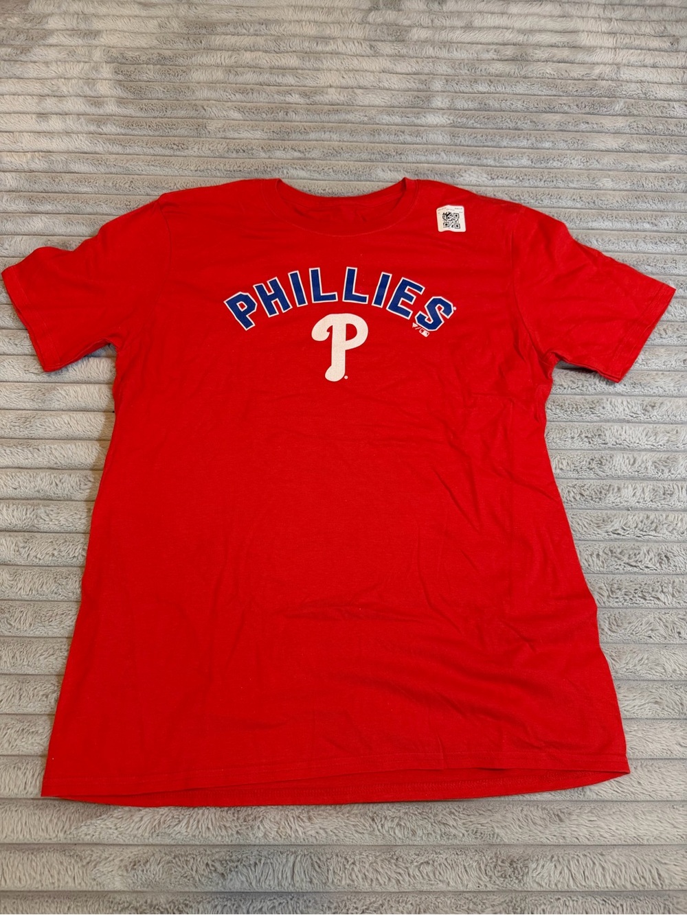 Fanatics Red Tee with White Logo